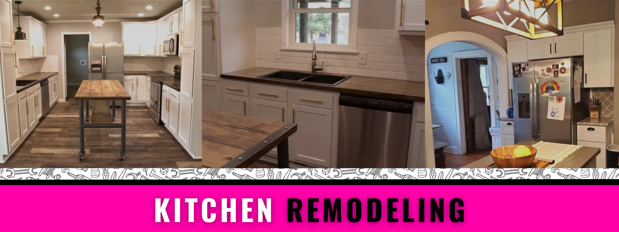 kitchen remodeling collage 